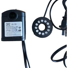 Pompa sommersa per fontane con LED e nebulizzatore