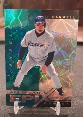 1998 Pinnacle Plus-All-Star Epix Jeff Bagwell E3 Moment Emerald-NICE-FAST SHIP