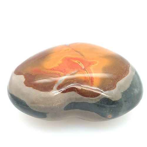 XXL Polychromer Jaspis HERZ 218g – Wunderschöne Farben – Unikat Deko Stein - Bild 3 von 4