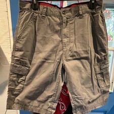 Levi's XX Cargo Relaxed Fit Men's 100 Cotton Gray Cargo Shorts Pockets Logo