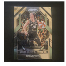 Panini Prizm WNBA 2025 Fearless Insert Sabrina Ionescu #1 New York Liberty