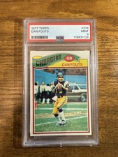 1977 Topps - Dan Fouts #274 San Diego Chargers PSA 9 JUST GRADED