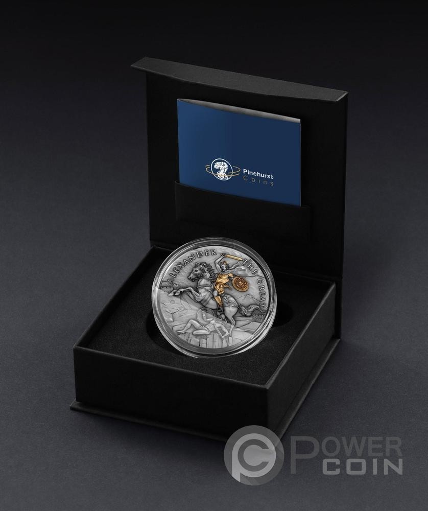 ALEXANDER THE GREAT Legendary Warriors 2 Oz Silver Coin 5