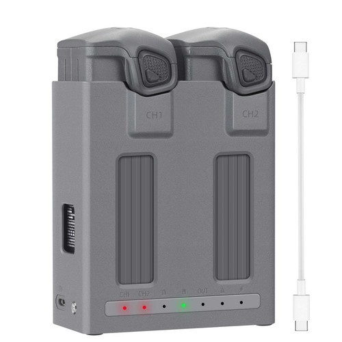 2-Way Charger for DJI Mavic 4 Pro Batteries w/USB Power Bank & Auto Sync Tech - Picture 8 of 15