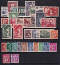 LOT ANNEE 1937 COMPLETE N° 334/371 NEUF COTE 260€
