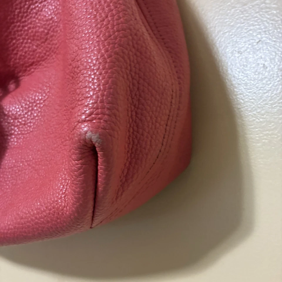 Bolsa de ombro Michael Kors Camden grande couro borla rosa - Imagem 4 de 4