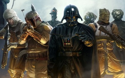 Star Wars darth vader boba fett bounty hunter Custom Gaming Mat Desk 3301