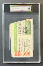 1972 Summit Series Game 5 Ticket Stub iCert Canada USSR Hockey Luzhniki Palace