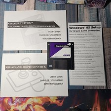 Gravis Utilities 3.5" Floppy Disk 1991 Software Tool for PC   Vintage