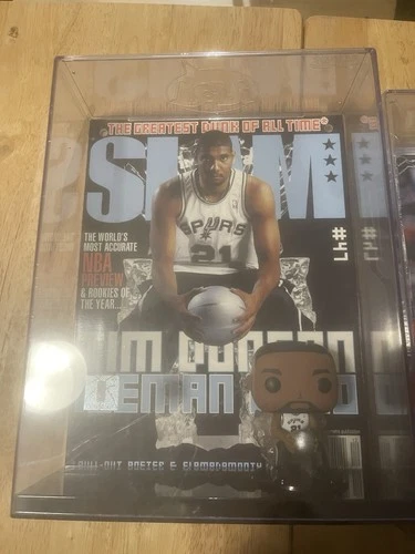 Funko Pop Slam Cover NBA San Antonio Spurs Tim Duncan Figure
