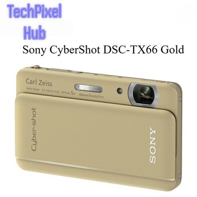 Sony CyberShot DSC-TX66 Digital Camera 5x Optical Zoom 18.2MP Gold