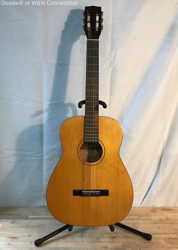 Vintage Harmony F-68-M Classical Acoustic Guitar USA Made 1968 with TKL Gig Bag