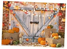 Fall Thanksgiving Backdrop Autumn Pumpkin Harvest YY-2515 7X5FT