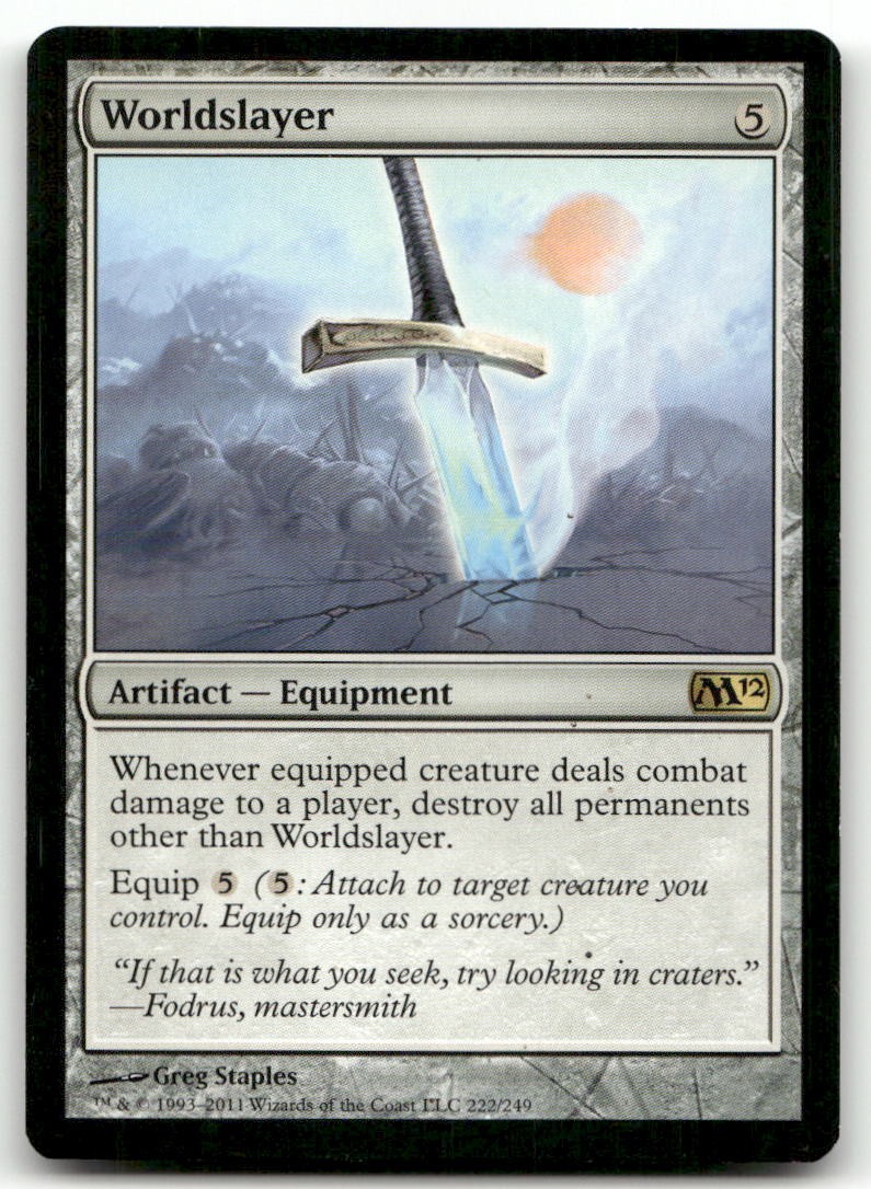 Worldslayer #222 (LP) Magic 2012 (M12) M12 Magic MTG