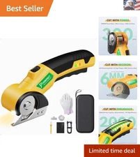 High Speed Cardboard Cutter, Cordless Electric Scissors for Cardboard Fabric ...