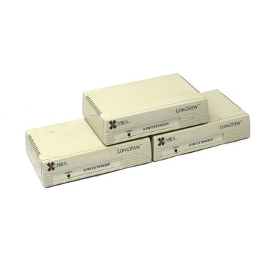(Lot of 3) Cybex 500-130-001 LongView KVM Extender 24VDC 0.5A Remote I/O 25-Pin