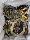 14+ Lb Lot Vintage-Now Costume Junk Jewelry Parts Scrap Beads Earrings Crafts