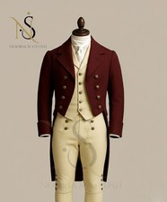 Regency Tailcoat for Men Mr Darcy Costume Georgian Victorian Suit By NI