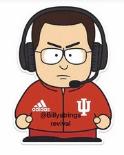 🏈 Indiana Hoosiers Football “Curt Cignetti” Sticker