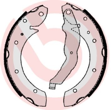 Brembo S 06 506 Bremsbackensatz Hinten FüR BMW-image