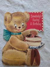 A Vintage Used Birthday Card