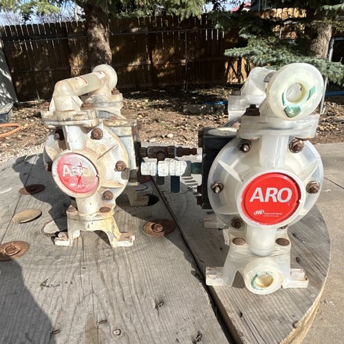 ARO SPH2122005 Double Diaphragm Pump Pneumatic Polypropylene 3/8in Inlet/Outlet - Picture 3 of 3