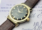 Vintage 14K/SS Omega Seamaster 500 HOOD LUGS & BIG LOGO.Serviced