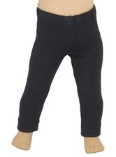 Black Cotton Lycra Leggings Pants fit 18" American Girl Size Doll