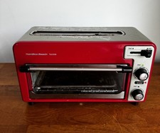 Combo horno tostador encimera Hamilton Beach Toastation 22722 ROJO probado funciona