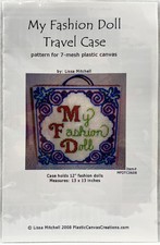 NEW 2008 PCC My Fashion Doll Travel Case MFDTC0608 Plastic Canvas Pattern 17501