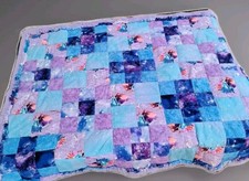 Disney Freeze Handmade Quilt, 35x43 New, Baby/Toddler, Deco Stitch, Free Ship