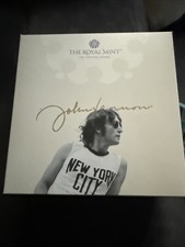 John Lennon £10 5oz Silver Proof Coin Limited Edition with COA