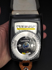 Gossen Lunasix 3 Misuratore di Luce e Custodia per Fotografia Vintage - Funzionante (B144)