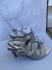 unlisted kenneth cole women's Silver Heels Size 8.5
