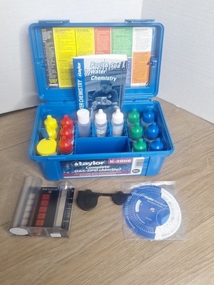 Taylor K-2006 FAS-DPD Service COMPLETE Water Swimming Pool Test Kit