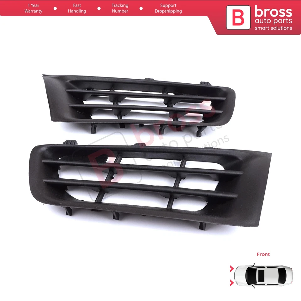 Juego de panel de rejilla de ventilación de aire para parachoques delantero para Renault Megane 2 2006-2009 Facelift Foto 2 de 4