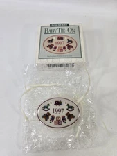 Longaberger 1997 Baby Basket Tie-On - New