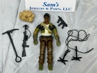 Hasbro GI Joe 1985 Alpine: Albert Pine =5 Accessories=Action Figure is Detached=