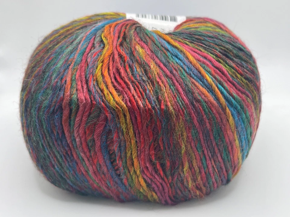 Berroco Millefiori Light #6829 Butterfly Sport Wt Wool Acrylic Yarn 100gr 350yds - Image 2 of 4