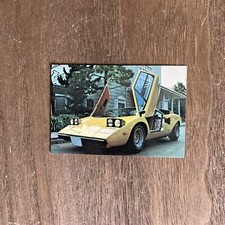 Lamborghini COUNTACH LP400 Super car card Rare Japanese vintage F/S 13
