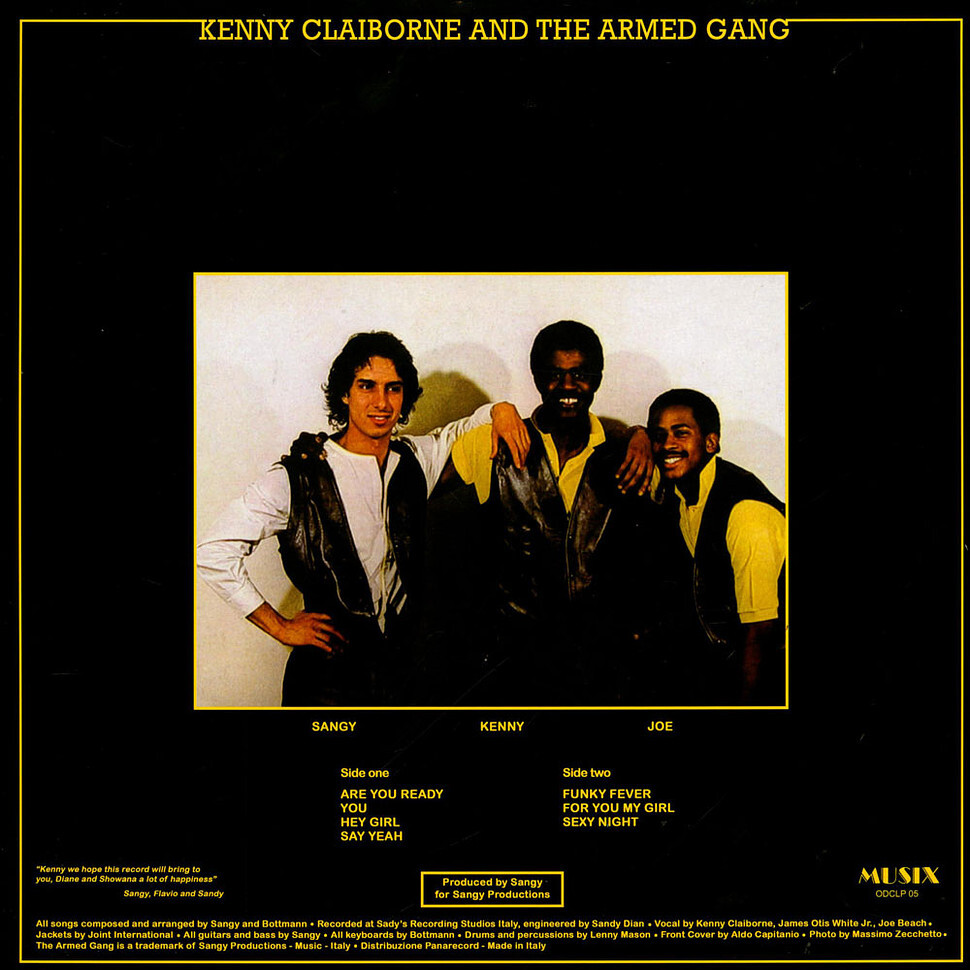 P.K.O. / Armed & Dangerous LP 激レア G RAP Kenny Claiborne And The Armed Gang - The Armed (Vinyl LP - 1983