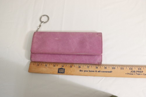 Hobo International Purple Lilac Wallet Magnet Smooth Leather - Picture 7 of 12