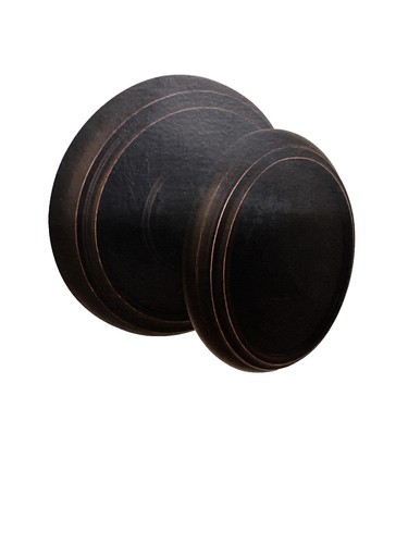 Baldwin Keyed Entry Deadbolt - Venetian Bronze Square Design