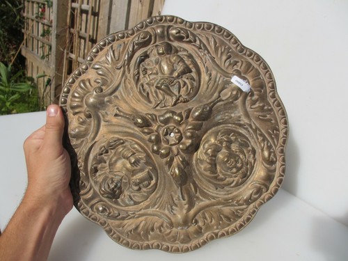 Antique Brass Ceiling Rose French Empire Lighting Plate Face