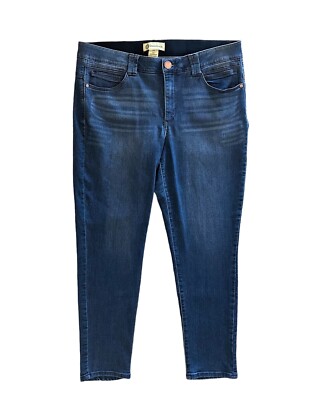 Democracy Ab Technology Jeans Women Size 16 Blue Stretch Denim Mid Rise Skinny