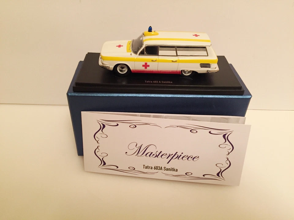 1/43 Autocult 1962 Tatra 603 A Sanitka ambulance LE 333 pcs - Image 2 of 4
