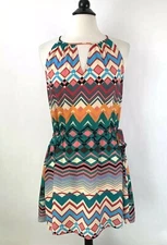 NWT Collective Concepts Side Tie Drawstring Waist Halter Sleeveless Dress LARGE
