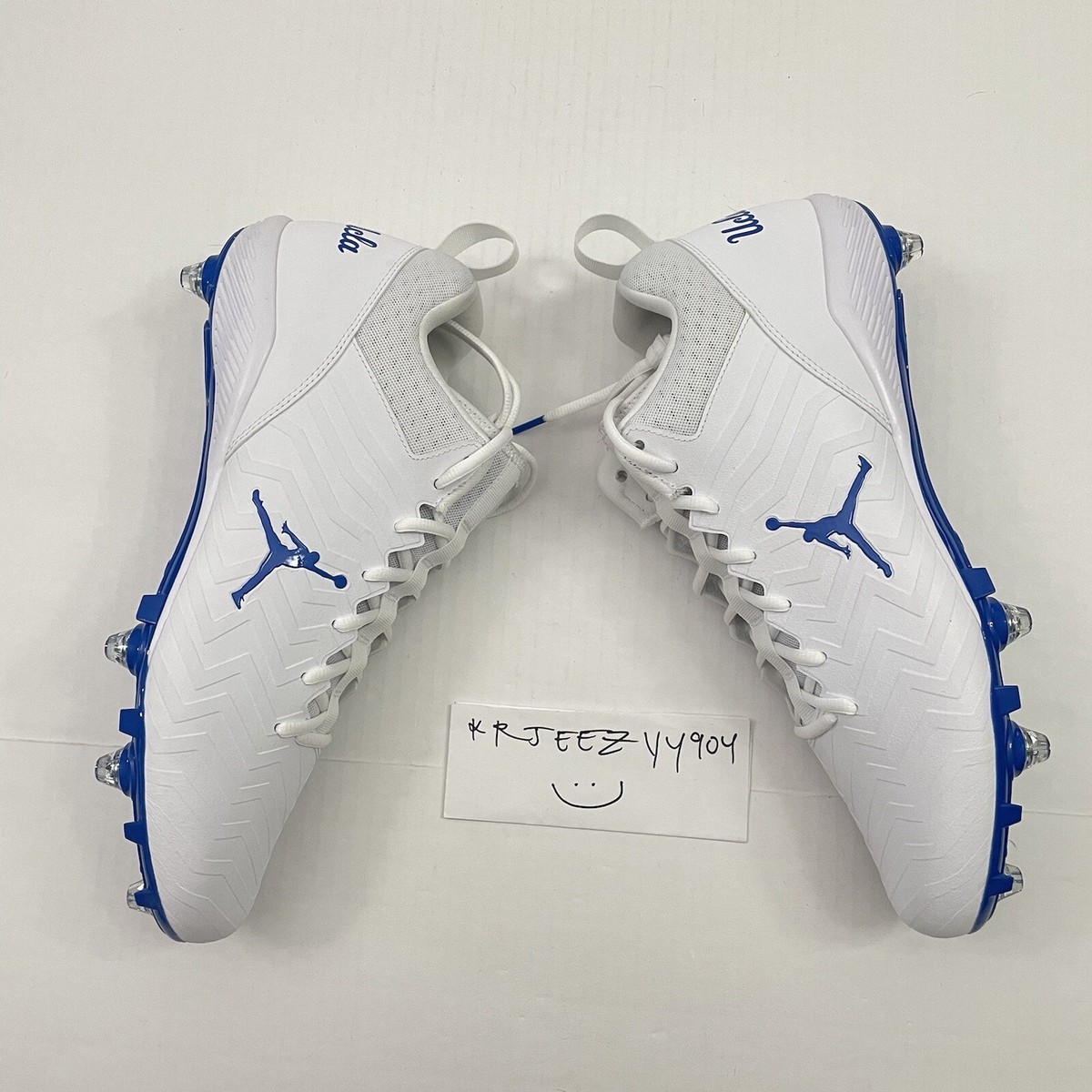 RARE Nike Air Jordan UCLA Promo Sample Player Exclusive Football Cleats sz 13.5 RARE Mens 13.5 Nike Jordan UCLA Promo Sample Player  main image 2