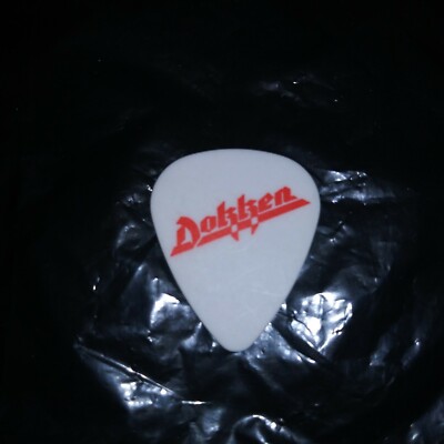 DOKKEN Lynch Mob Great White + Sean Signature Concert Tour RaRe GUITAR PICK #7