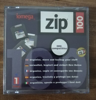 IOMEGA ZIP 100 Diskette Disk IBM compatible NEU